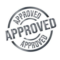 Fototapeta premium Approved Vector Art, Approved Stamp Vector Symbol Graphic Logo Design Stock Vector 