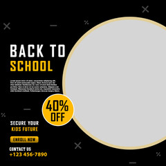 Social media post for education