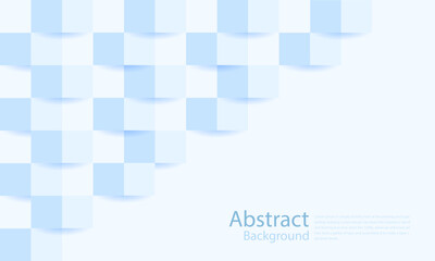 Abstract light blue texture paper art style for background. Vector illustration.