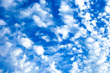 Obraz premium Sky with Altocumulus clouds in Spain