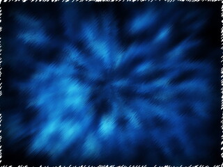 Futuristic cool background with rays in dark blue tones. Trendy industrial illustration with colored underwater wavy space. Luxury tile pattern for decor night club. Creative dynamic blur glow art.