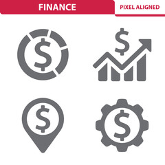 Finance Icons. Business, Investment