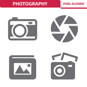 Photography Icons. Photo, Camera