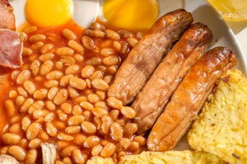 beans and sausages