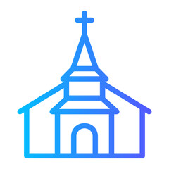 chruch gradient icon