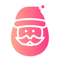 santa gradient icon