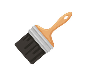 Paint brush vector illustration isolated on white background