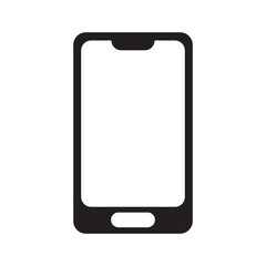 Graphic flat smartphone icon for your design and website
