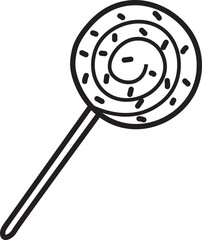 candy hand drawn illustration