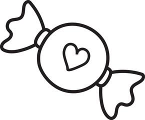 candy hand drawn illustration