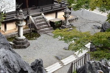 石山寺、石畳、参道、お参り