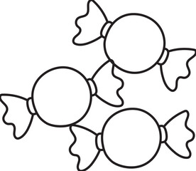 candy hand drawn illustration