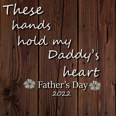 Father's Day Hand Template (Father) (Place Your Child's Handprints in the top right, and bottom left. At the bottom place your child's name!