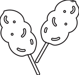 candy hand drawn illustration