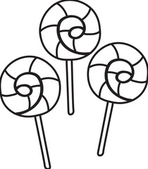 candy hand drawn illustration