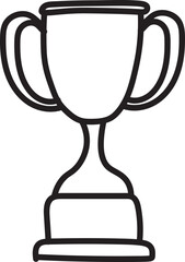 award hand drawn icon