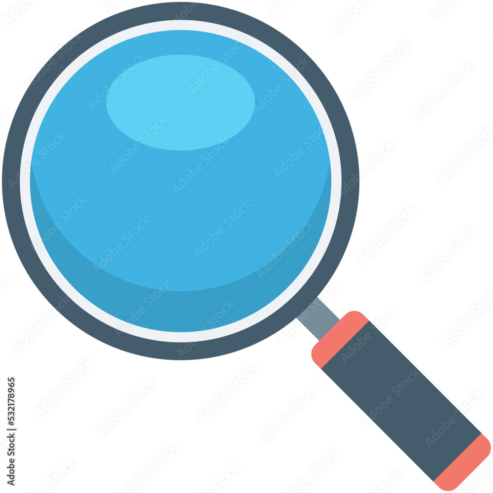 Canvas Prints Magnifying Glass Vector Icon