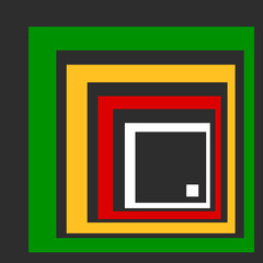 Abstract background with colorful square pattern