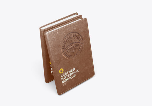 Leather Notebook Mockup