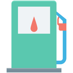 Filling Station Vector Icon 