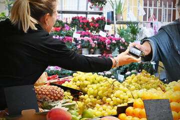 transaction sur le marché