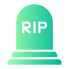 gravestone gradient icon