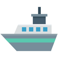 Ship Vector Icon