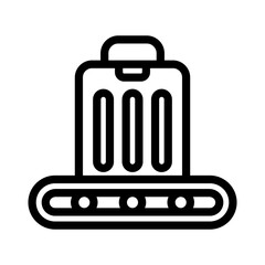 conveyor line icon illustration vector graphic