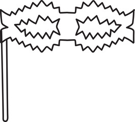 party mask illustration