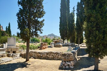Ruins Athens Greece 2022 July