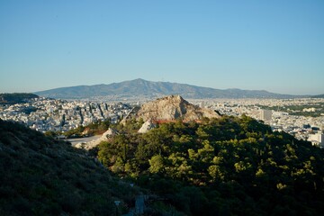 Fototapeta na wymiar Mount Lycabettus Athens Greence 2022 July