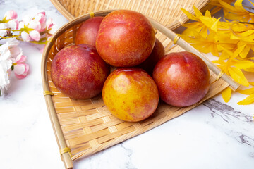 Sweet and sour fruit plum