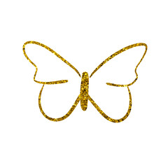 Gold butterfly