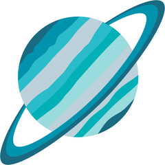 space flat illustration