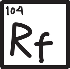 Obraz premium periodic table illustration
