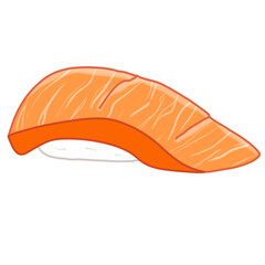 salmon nikiri sushi japanese food