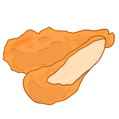 crispy fried chicken food