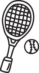 sport material hand drawn icon