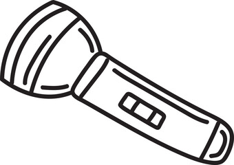 camping material hand drawn icon