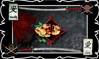 This is a template somewhat like a Coat Of Arms