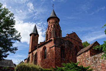 L'église de Collonges-la-Rouge