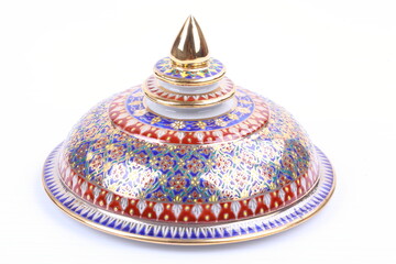 thai's design of bowl isolated