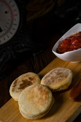 warm proziaki with marmalade