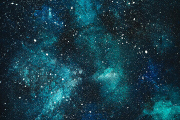 Obraz na płótnie Canvas The universe is filled with stars, nebula and galaxy.