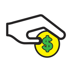 donate icon transparent png no background