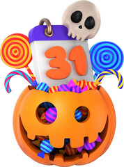 3d illustrator of halloween