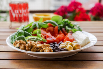 Simple, Healthy Mediterranean Breakfast