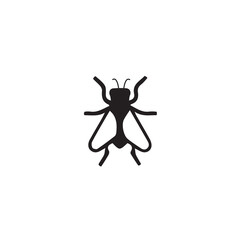 illustration vector graphic of green fly on white background. perfect for animal posters and books about animals, etc.
