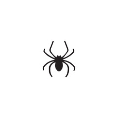 illustration vector graphic of  spider on a white background, perfect for animal posters and books about animals, etc.