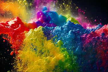 Abstract paint as background wallpaper
